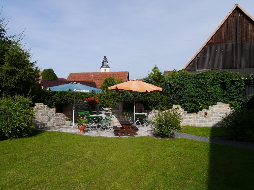 Cafe Im Hof- Bed & Breakfast Streufdorf 외부 사진