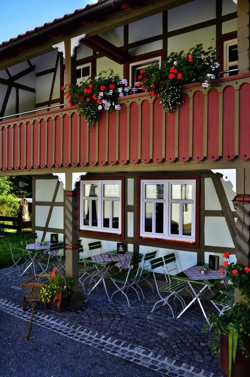 Cafe Im Hof- Bed & Breakfast Streufdorf 외부 사진