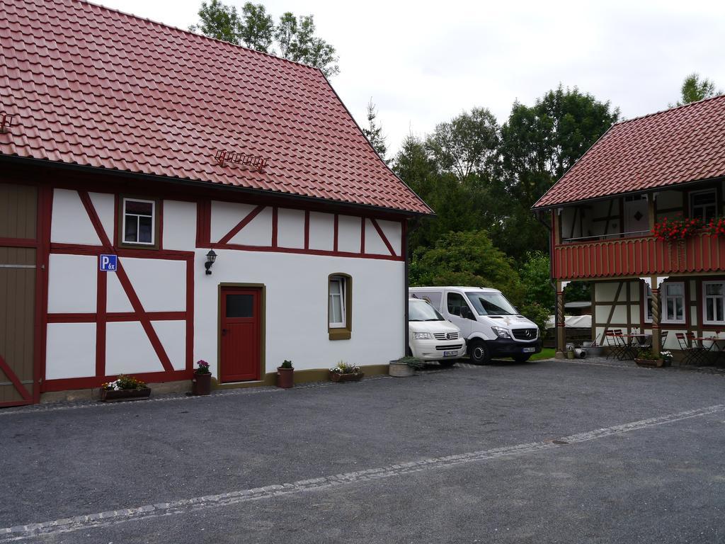 Cafe Im Hof- Bed & Breakfast Streufdorf 외부 사진